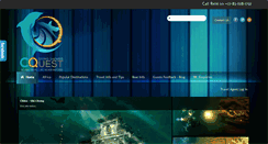 Desktop Screenshot of cquestdiving.co.za